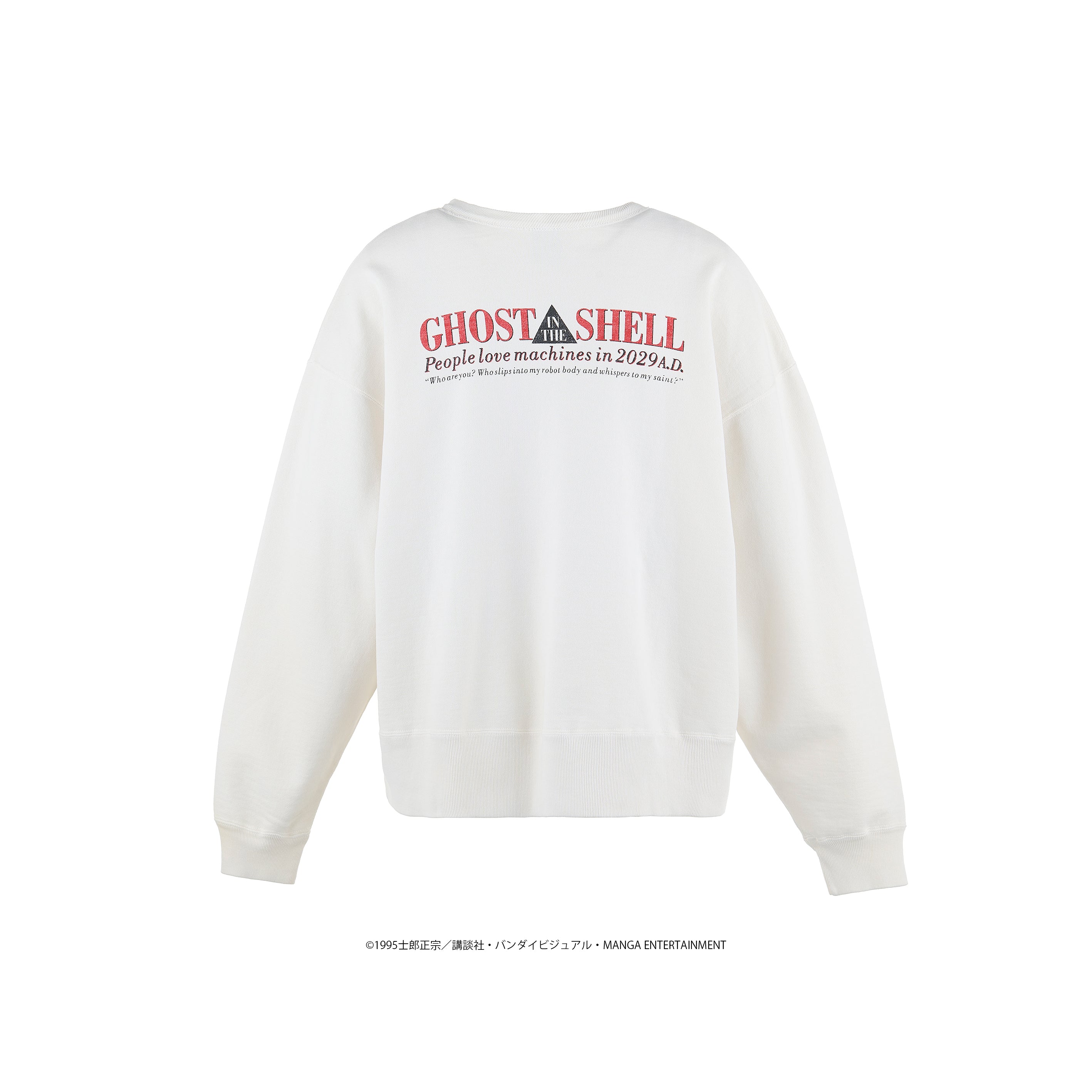 SAINT Mxxxxxx x GHOST IN THE SHELL CREW NECK SWEAT SHIRTS ' GST IN THE S ' -COLLABORATION-/ Saint Michael