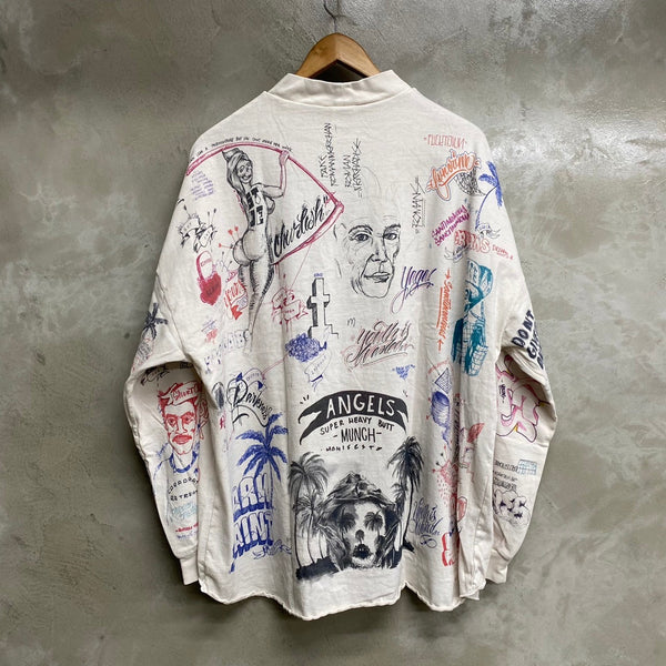 SAINT MICHAEL x BORN X RAISED LONG SLEEVE T-SHIRTS ' LA ' -COLLABORATION- / Saint Michael
