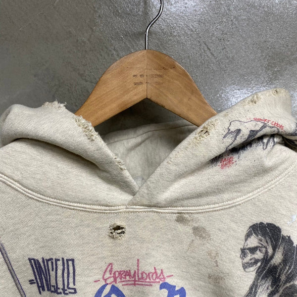 SAINT MICHAEL x BORN X RAISED HOODIE ' LA ' -COLLABORATION- / Saint Michael