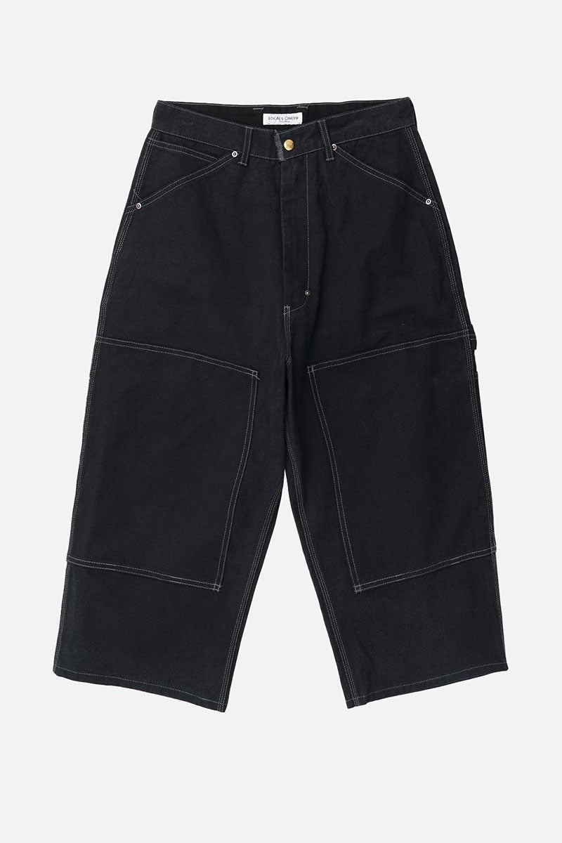 DUCK CANVAS DOUBLE KNEE CROPPED PANTS  / LOCALS ONLY