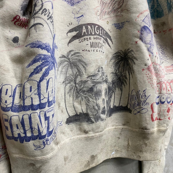 SAINT MICHAEL x BORN X RAISED LONG SLEEVE T-SHIRTS ' LA ' -COLLABORATION- / Saint Michael