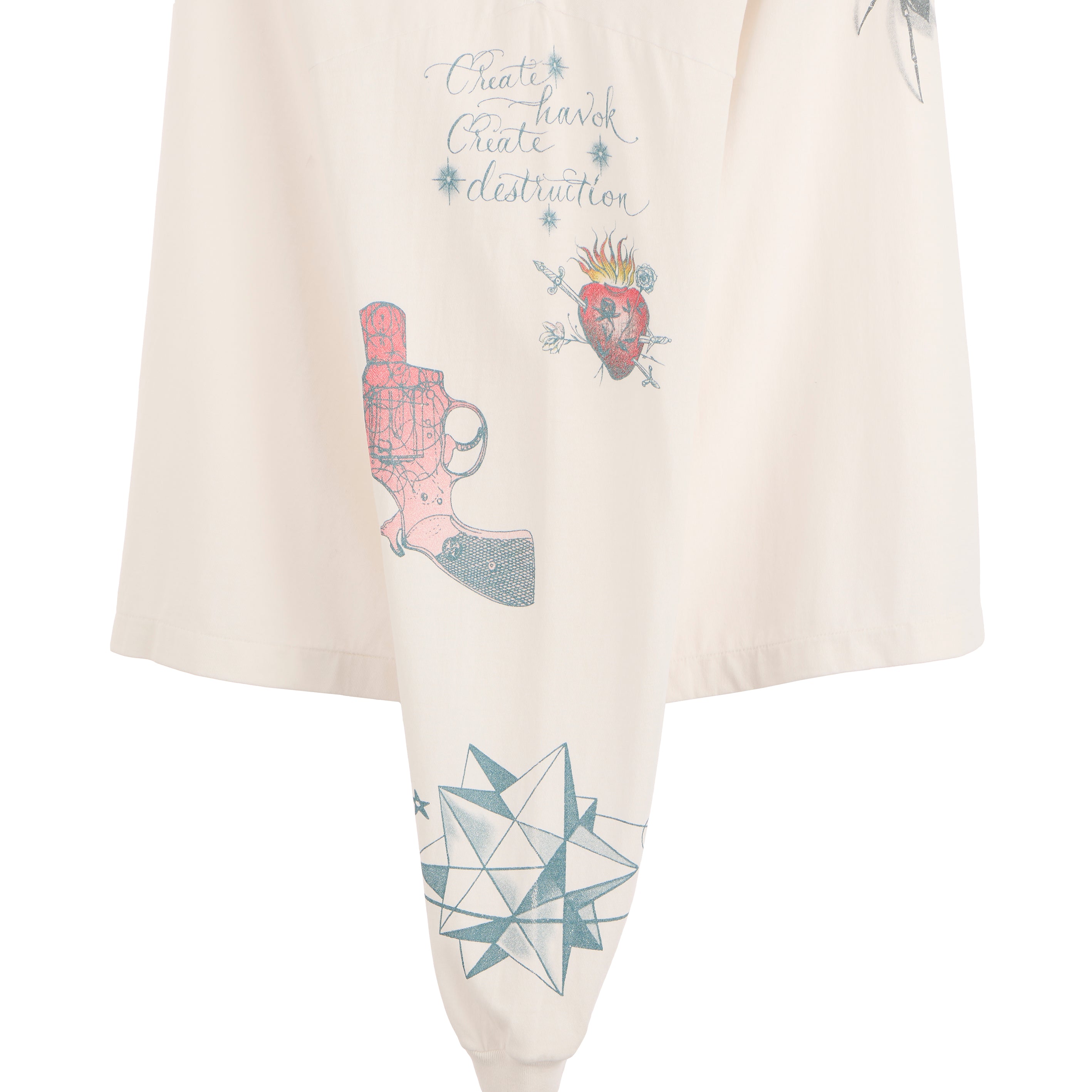 SAINT Mxxxxxx × Dr Woo LONG SLEEVE T-SHIRTS ' TATTOO  ' - COLLABORATION - / Saint Michael