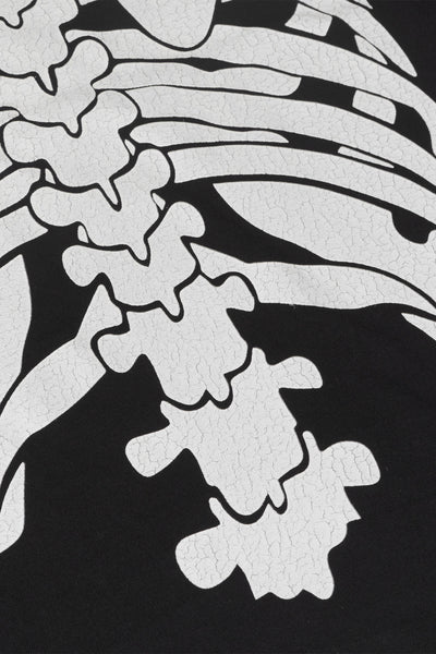 LOCALS ONLY Skeleton T-shirt (Faded black)  / LOCALS ONLY