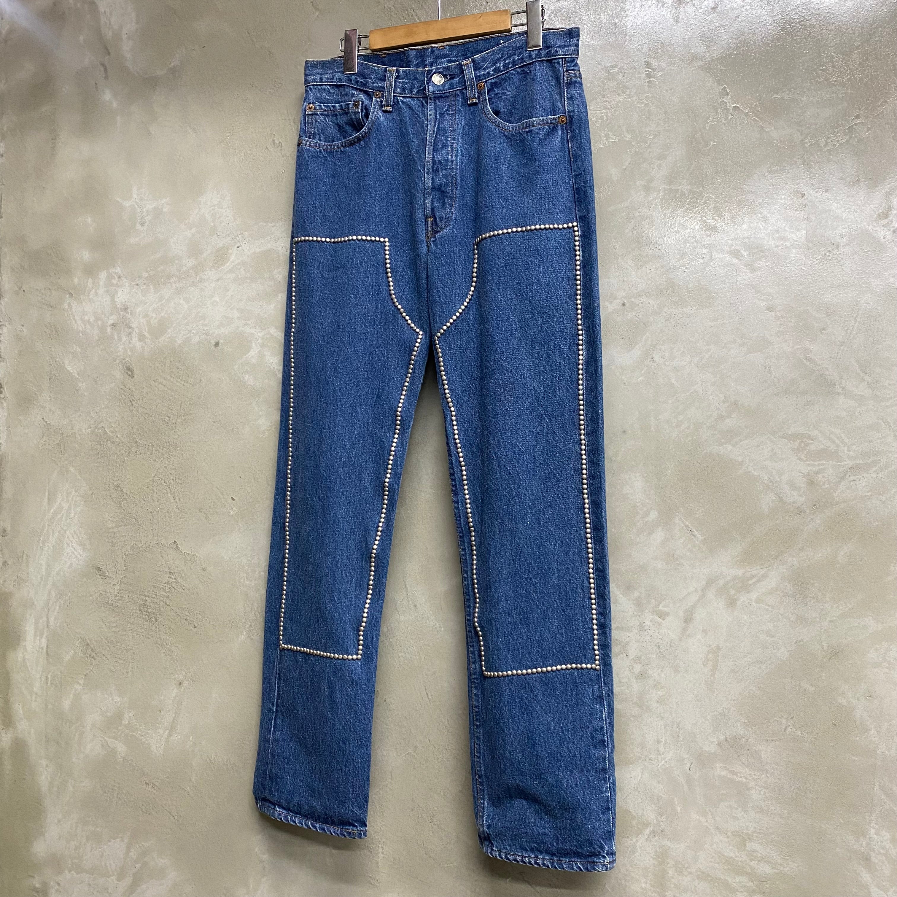 [ ONLY ONE ] FAMOUSZ 80’s LEVIS 501 CUSTOM DENIM JEANS / FAMOUZ