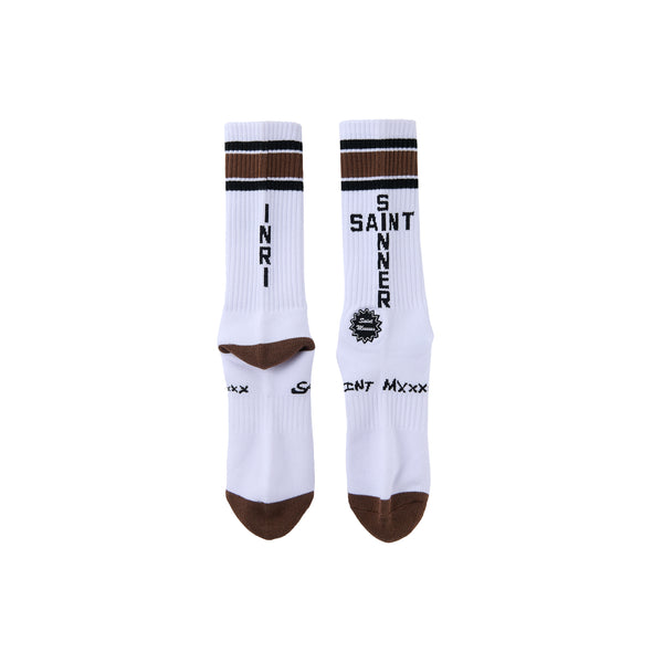 SAINT Mxxxxxx SOCKS ' SAINT SINNER ' / Saint Michael