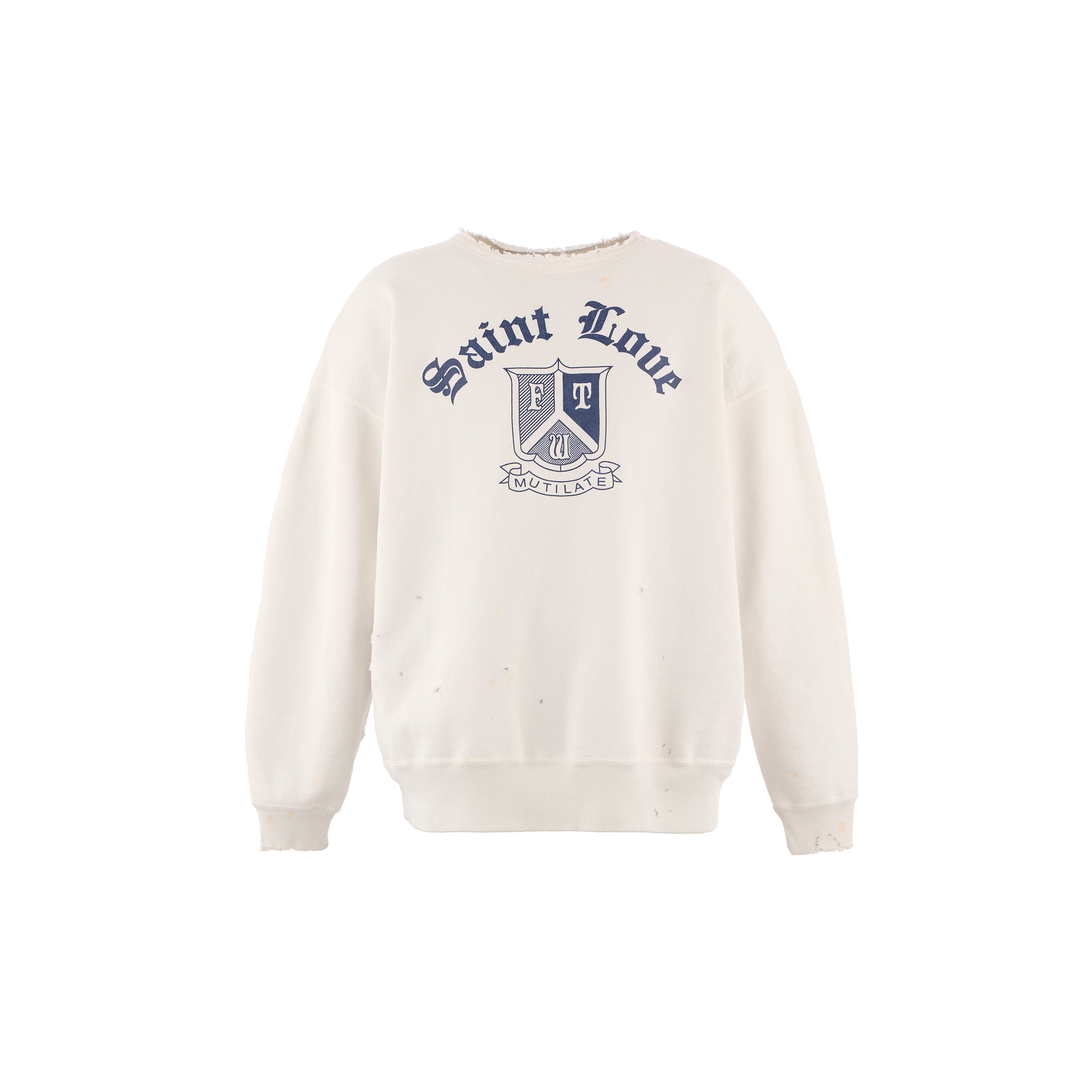 SAINT Mxxxxxx CREW NECK SWEAT SHIRTS “ SAINT LOUE “ / Saint Michael