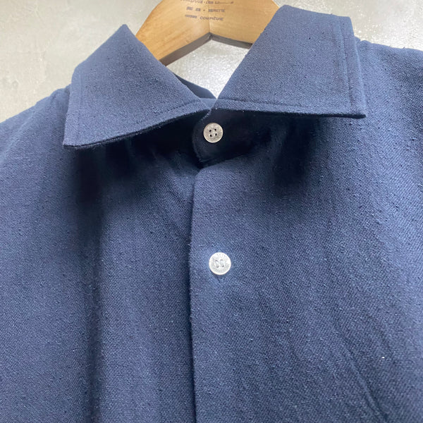 KAMIYA  Ash Fade Drawstring Cuff Shirt / KAMIYA