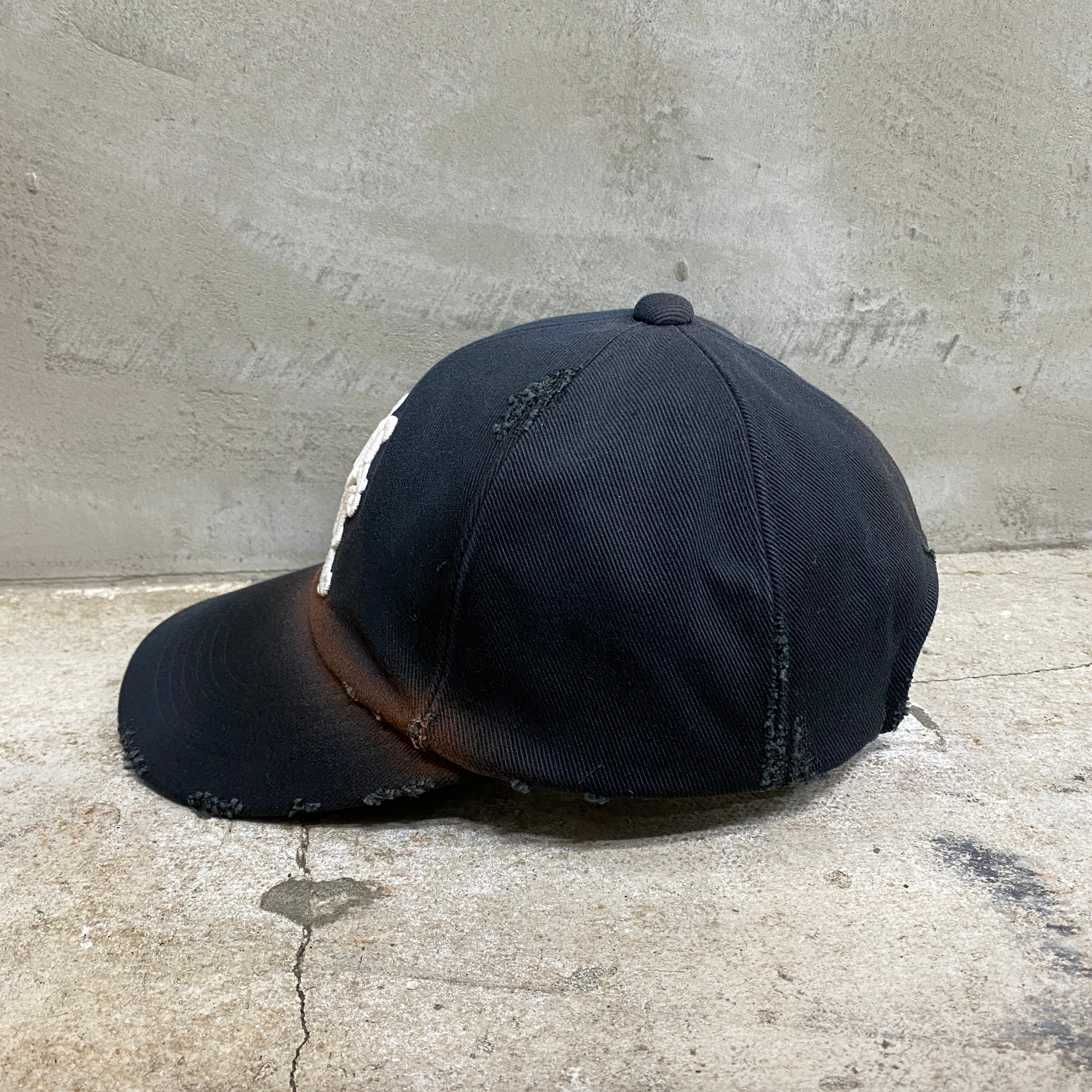 KAMIYA  "KMY" Distressed Cap / KAMIYA