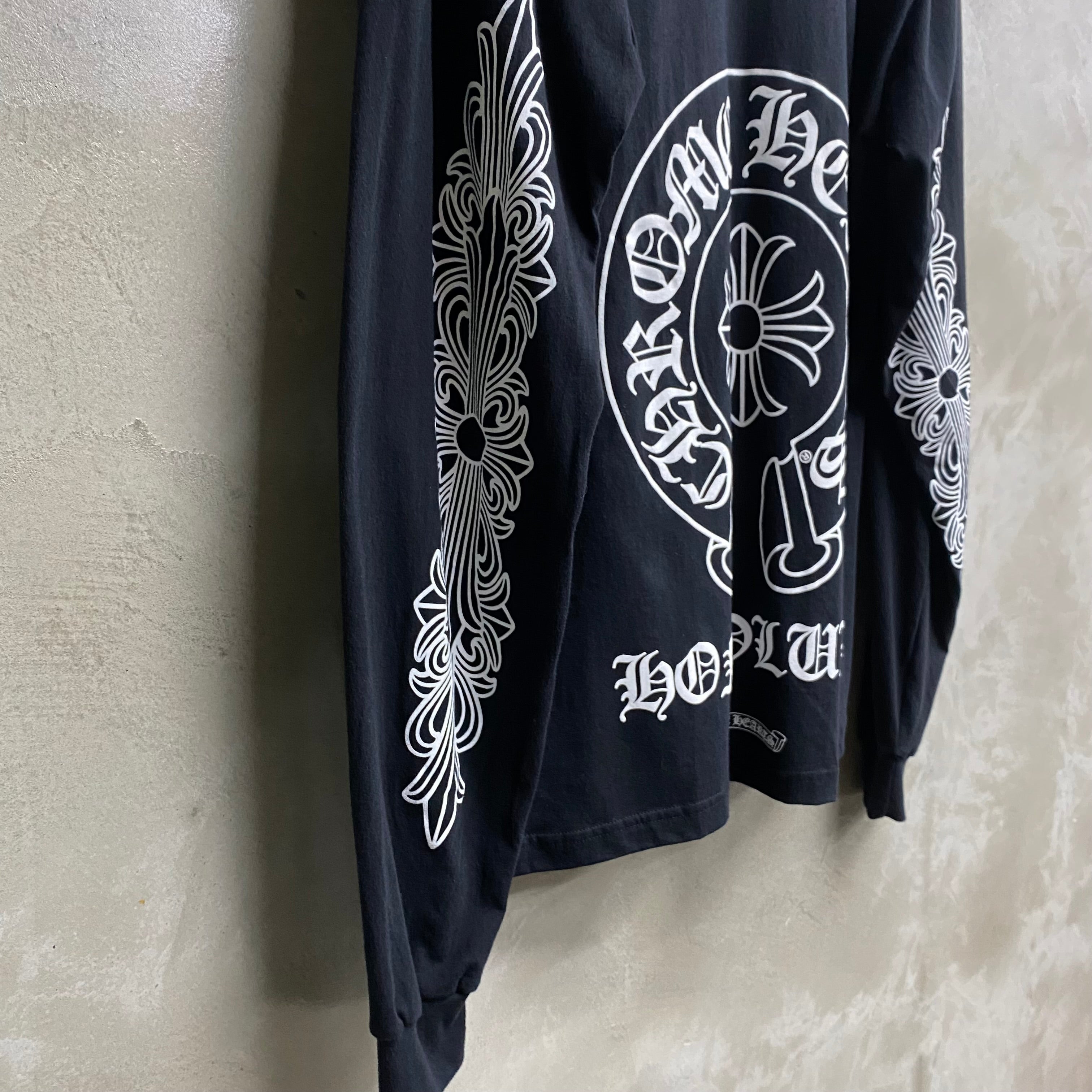 [ USED ] CHROME HEARTS LONG SLEEVE TEE ‘ HONOLULU ‘ / USED STREET