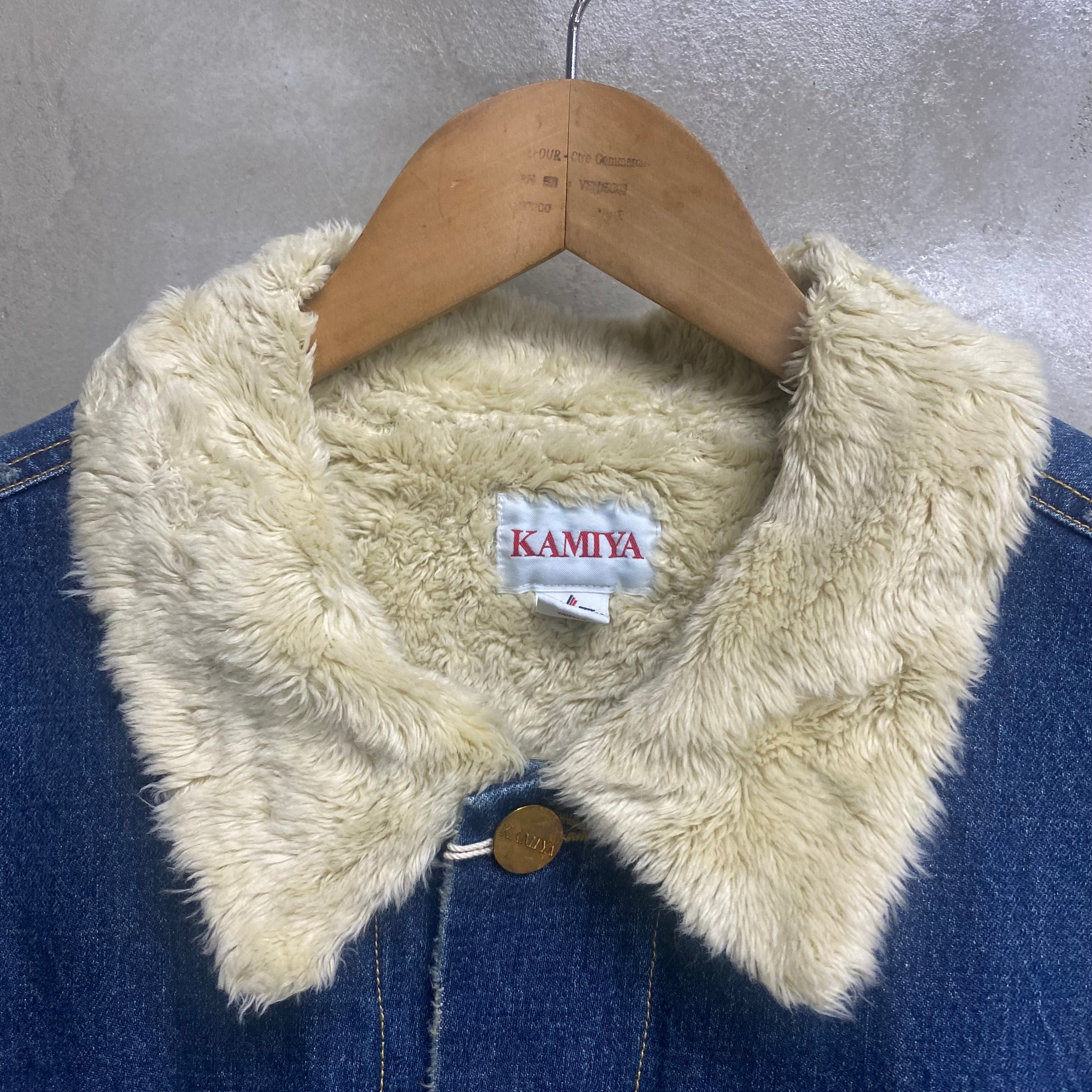 Boa Lining Denim Jacket
 / KAMIYA