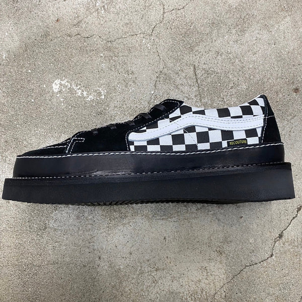 CUSTOM SK8-LOW ' CHECKERBOARD '  -RECOUTURE × VANS × ANEX-