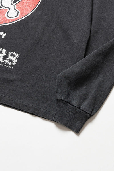 LOCALS ONLY Goat busters Long sleeve (Garment dyed black)  / LOCALS ONLY