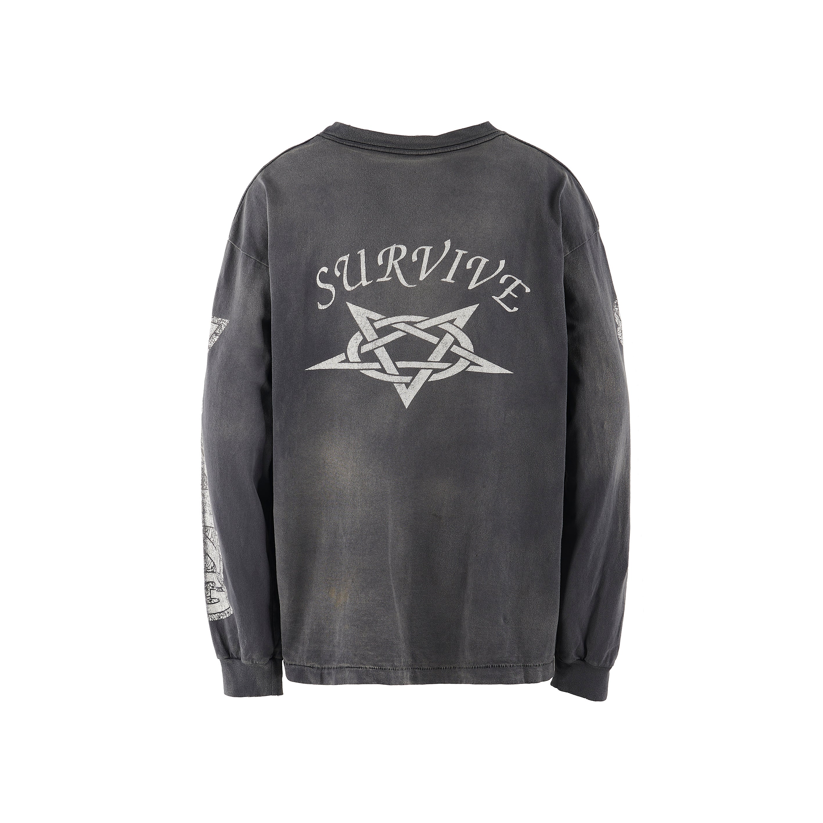 SAINT MICHAEL LONG SLEEVE T-SHIRT ' SURVIVE ' / Saint Michael