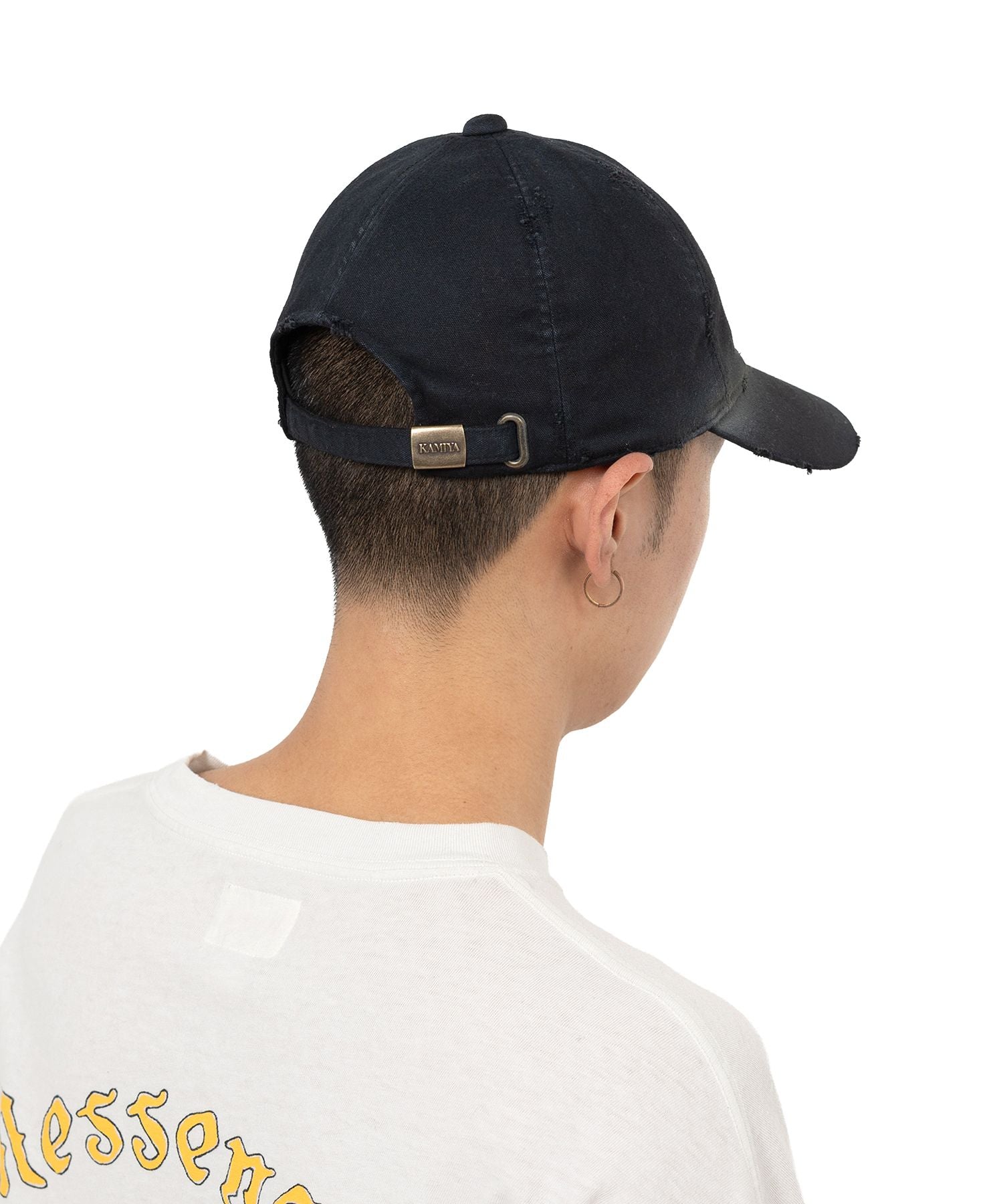 KAMIYA  "KMY" Distressed Cap / KAMIYA