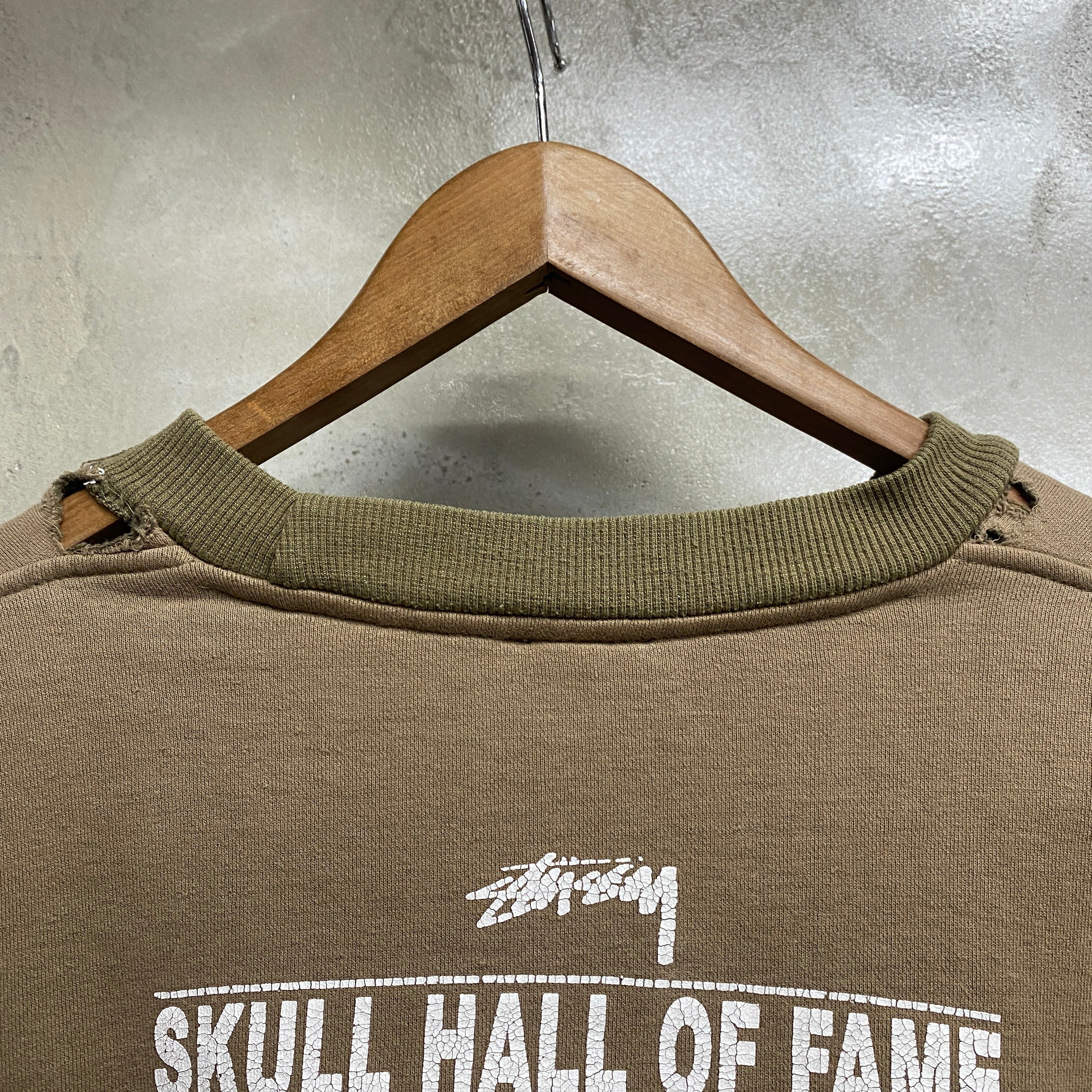 [ USED ] STUSSY SWEAT ‘ SKULL ‘ / USED STREET