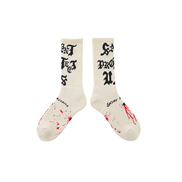 SAINT MICHAEL SOCKS ' SAINT PROTECT ' / Saint Michael