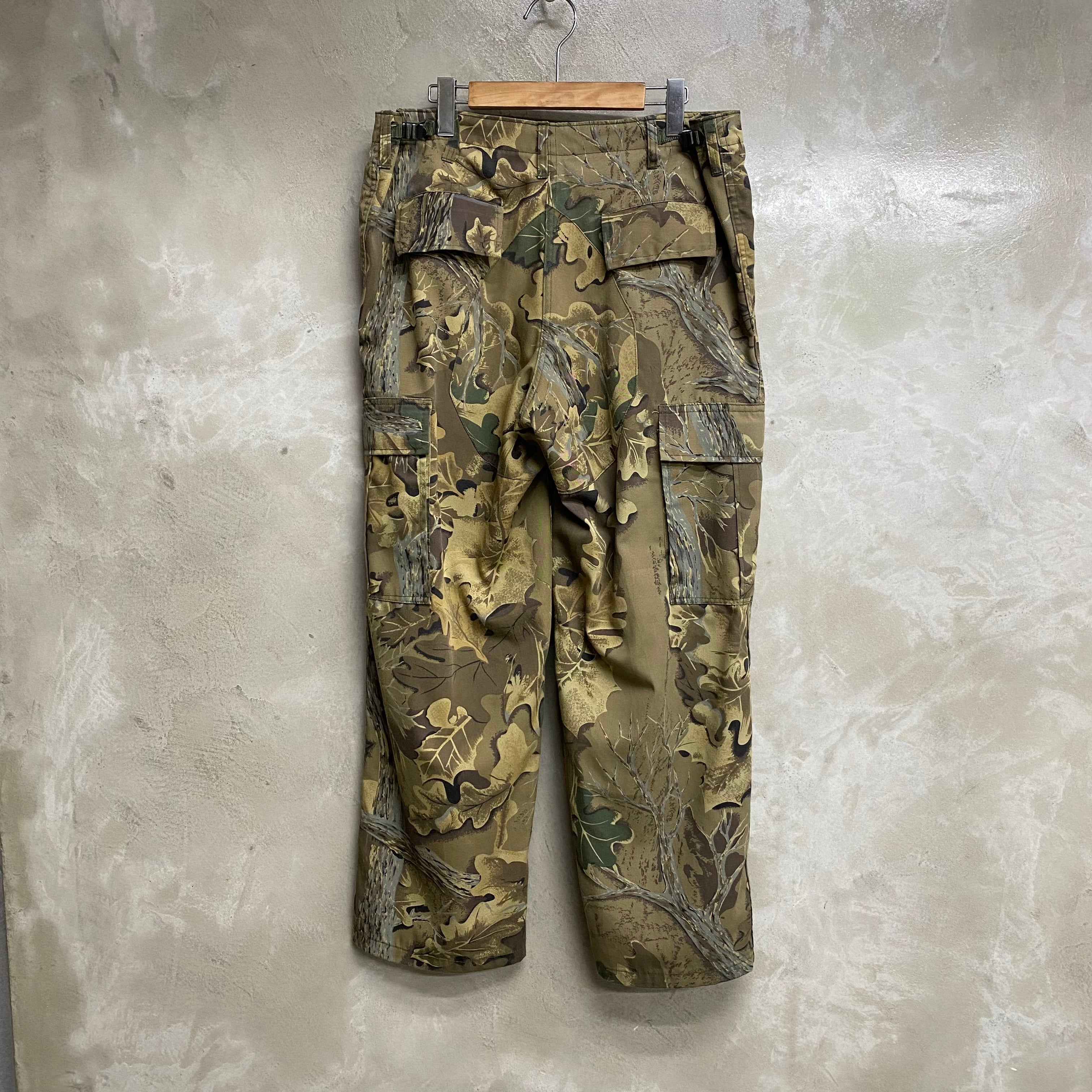 [ ONLY ONE ! ] GREEN FIGHT REALTREE CARGO TROUSERS / US MILITARY