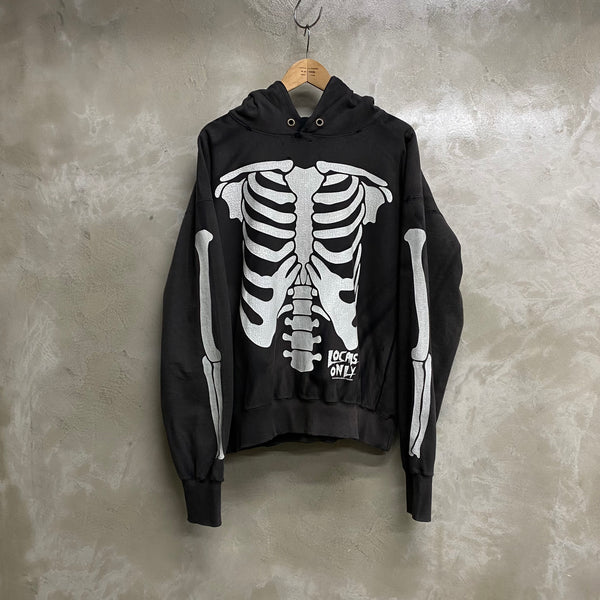 SKELETON HOODIE SUN FADED  / LOCALS ONLY