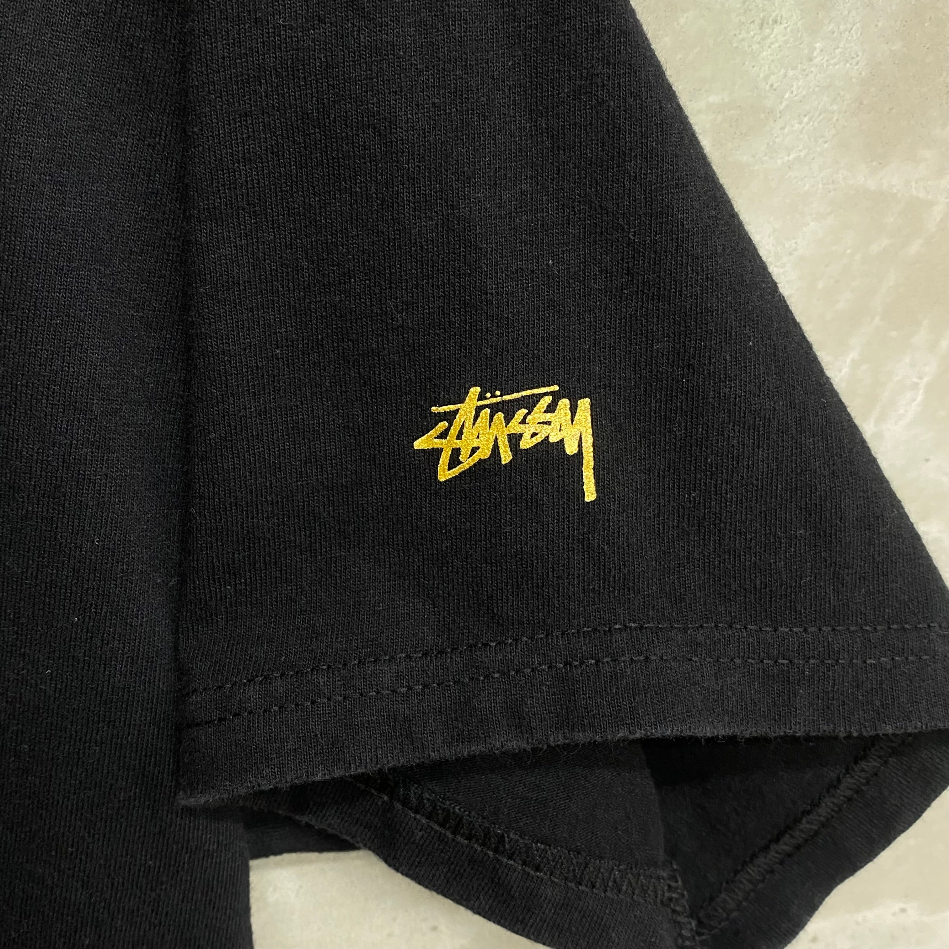 [ ONLY ONE ! ] USED STUSSY SHORT SLEEVE SHIRT “ SKULL WITH JEWELRY “  / USED STREET