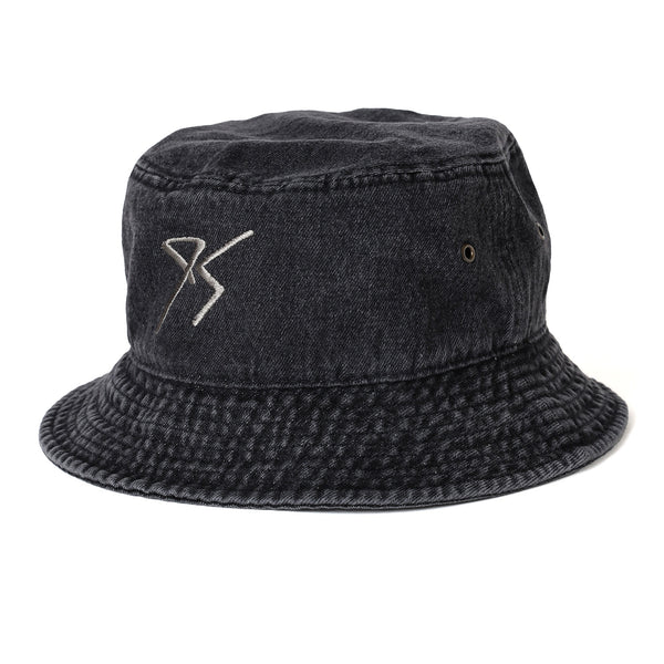 ［ FINAL ONE ! ］EVANGELION:95  0024 DENIM BUCKET HAT BLACK / EVANGELION:95