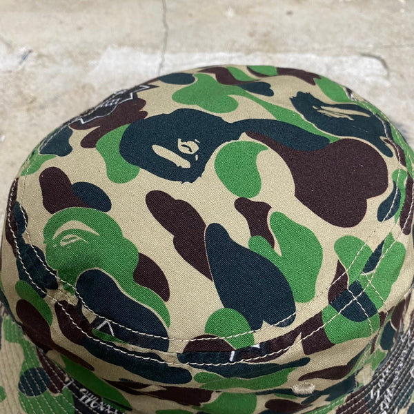 SAINT MICHAEL x BAPE® BUCKET HAT ' ST APE ' -COLLABORATION-/ Saint Michael