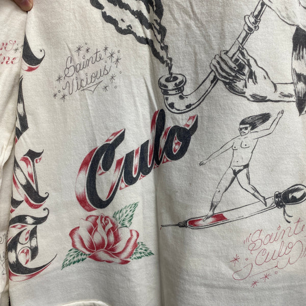 SAINT Mxxxxxx × Alexis Ross LONG SLEEVE SHIRTS ' DRAWING ' - COLLABORATION - / Saint Michae