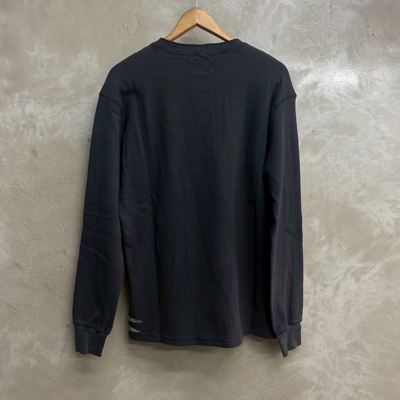 KAMIYA  BORO Waffle Knit Long Sleeve Tee / KAMIYA