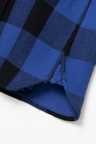 Wool work shirt (Blue/Black)
  / THE GEEKS