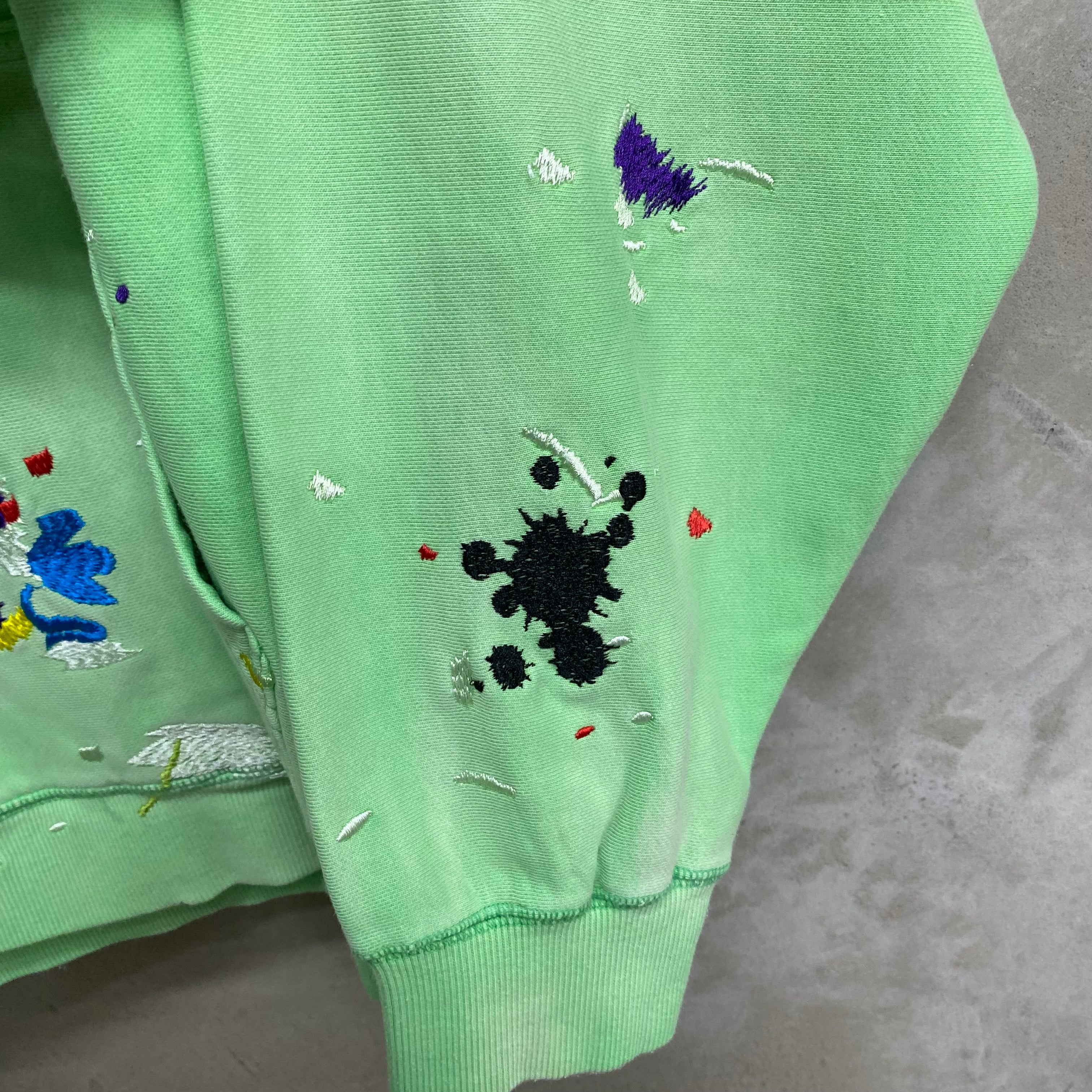 ［ FINAL ONE！］TENDER PERSON PAINTING EMBROIDERY HOODIE / TENDER PERSON