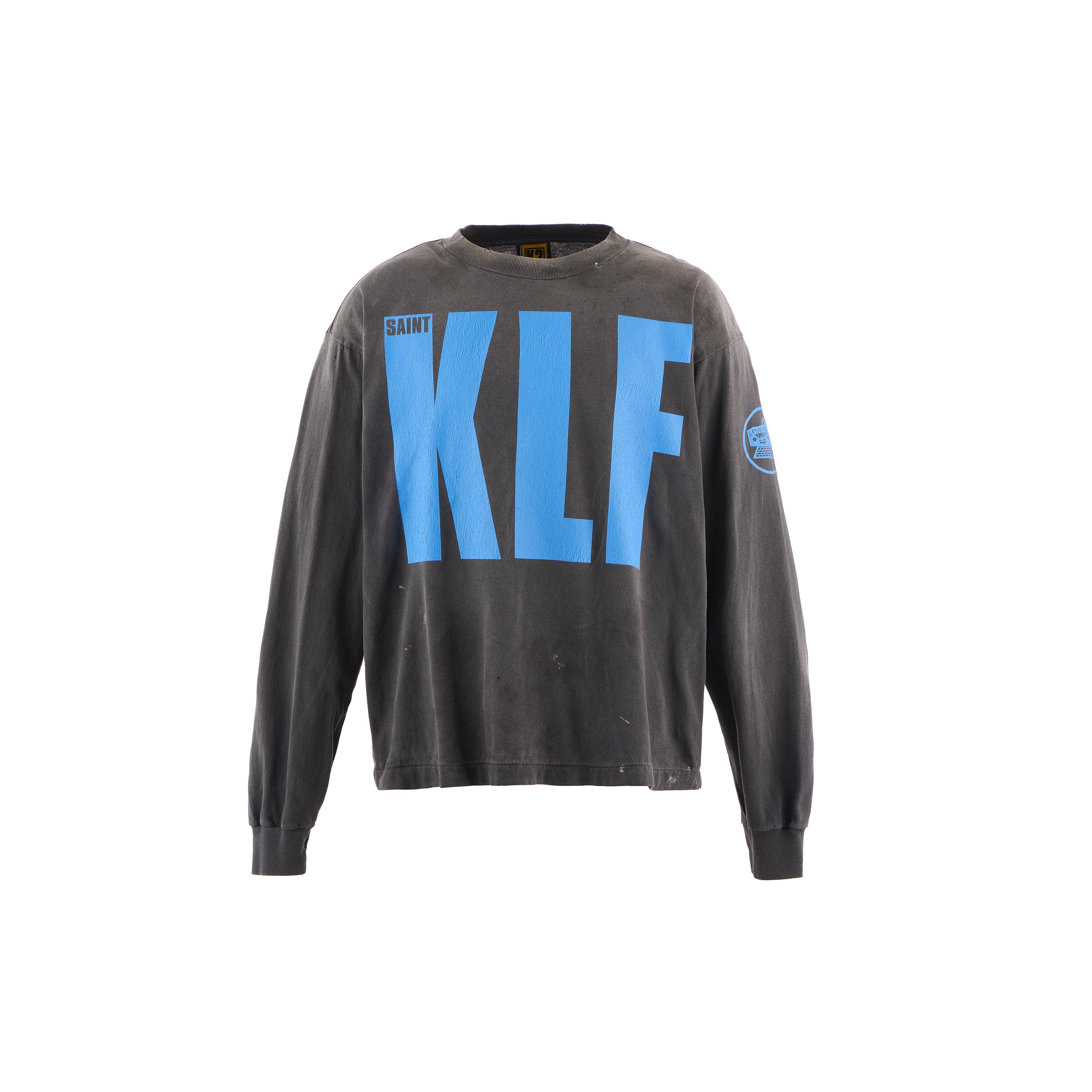 SAINT Mxxxxxx × The KLF LONG SLEEVE T-SHIRTS ' BLUE KLF  ' - COLLABORATION - / Saint Michael
