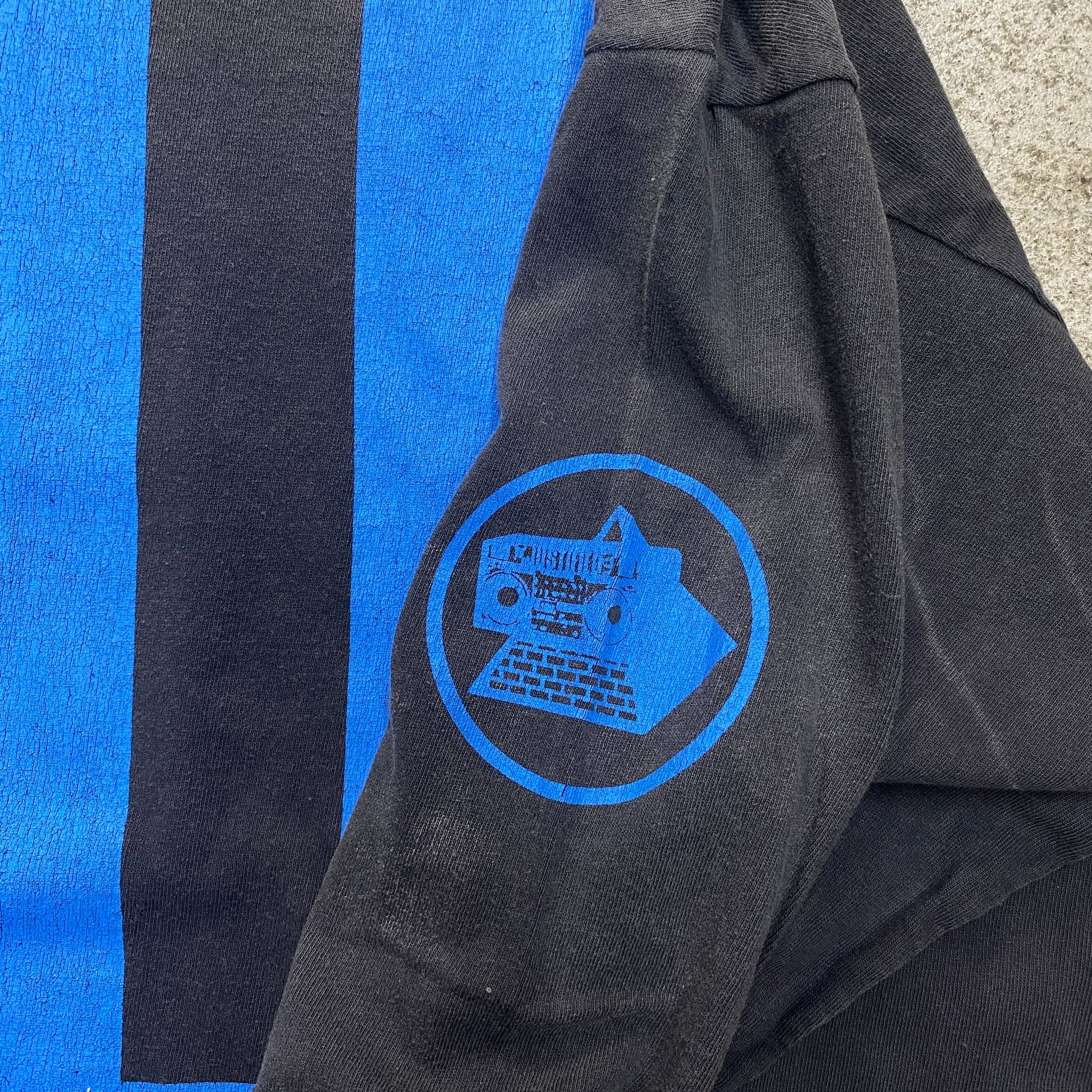 SAINT Mxxxxxx × The KLF LONG SLEEVE T-SHIRTS ' BLUE KLF  ' - COLLABORATION - / Saint Michael