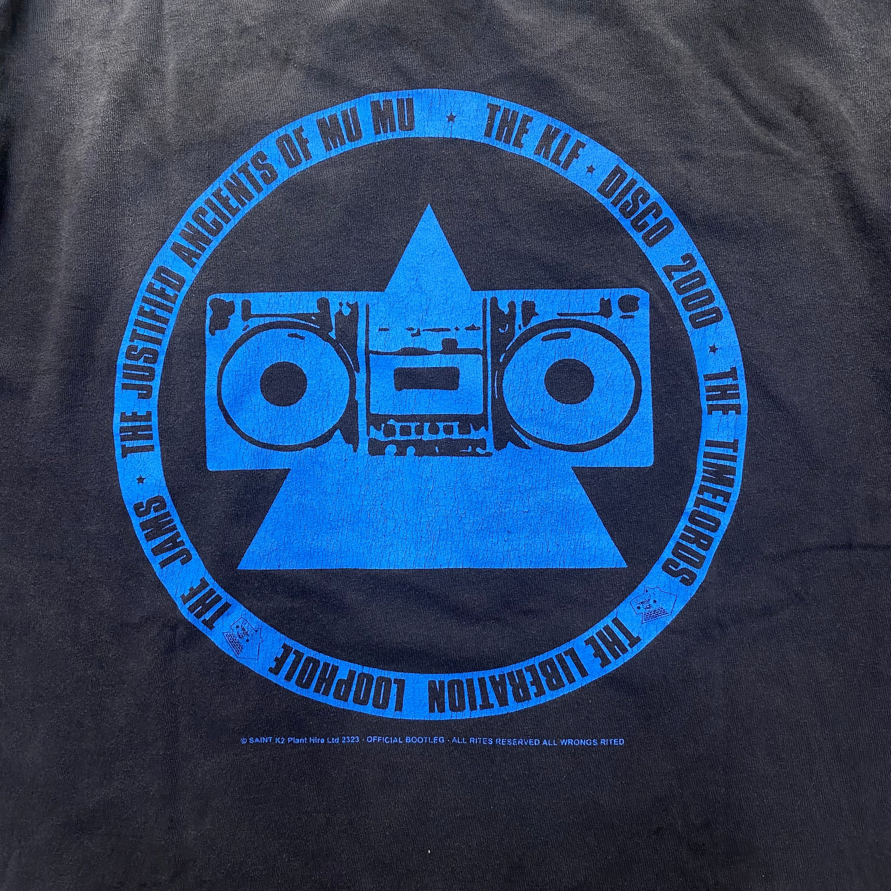 SAINT Mxxxxxx × The KLF LONG SLEEVE T-SHIRTS ' BLUE KLF  ' - COLLABORATION - / Saint Michael