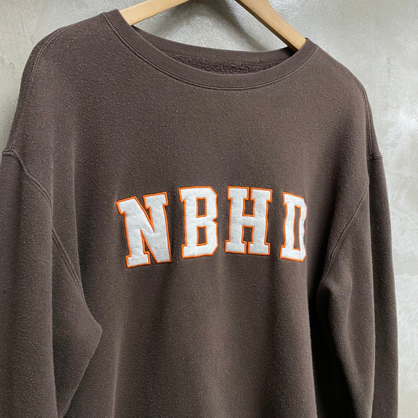 [ USED ] NEIGHBORHOOD SWEAT SHIRT ‘ NBHD LOGO ’ / USED STREET