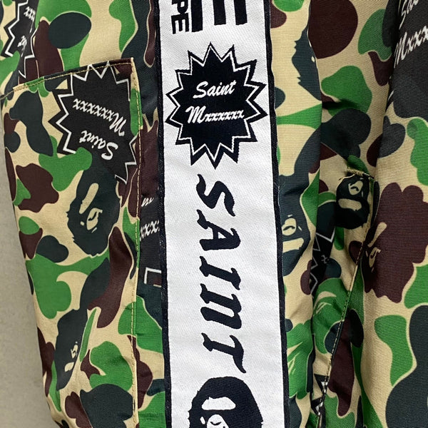SAINT MICHAEL x BAPE® TRACK JACKET ' ST APE ' -COLLABORATION- / Saint Michael