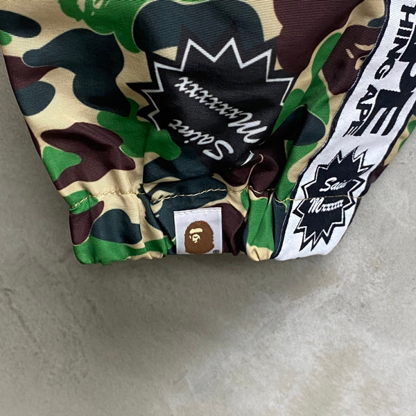 SAINT MICHAEL x BAPE® TRACK PANTS ' ST APE ' -COLLABORATION-/ Saint Michael