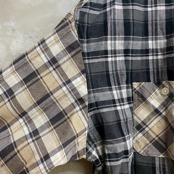 KAMIYA  Crazy Pattern Check Shirt / KAMIYA