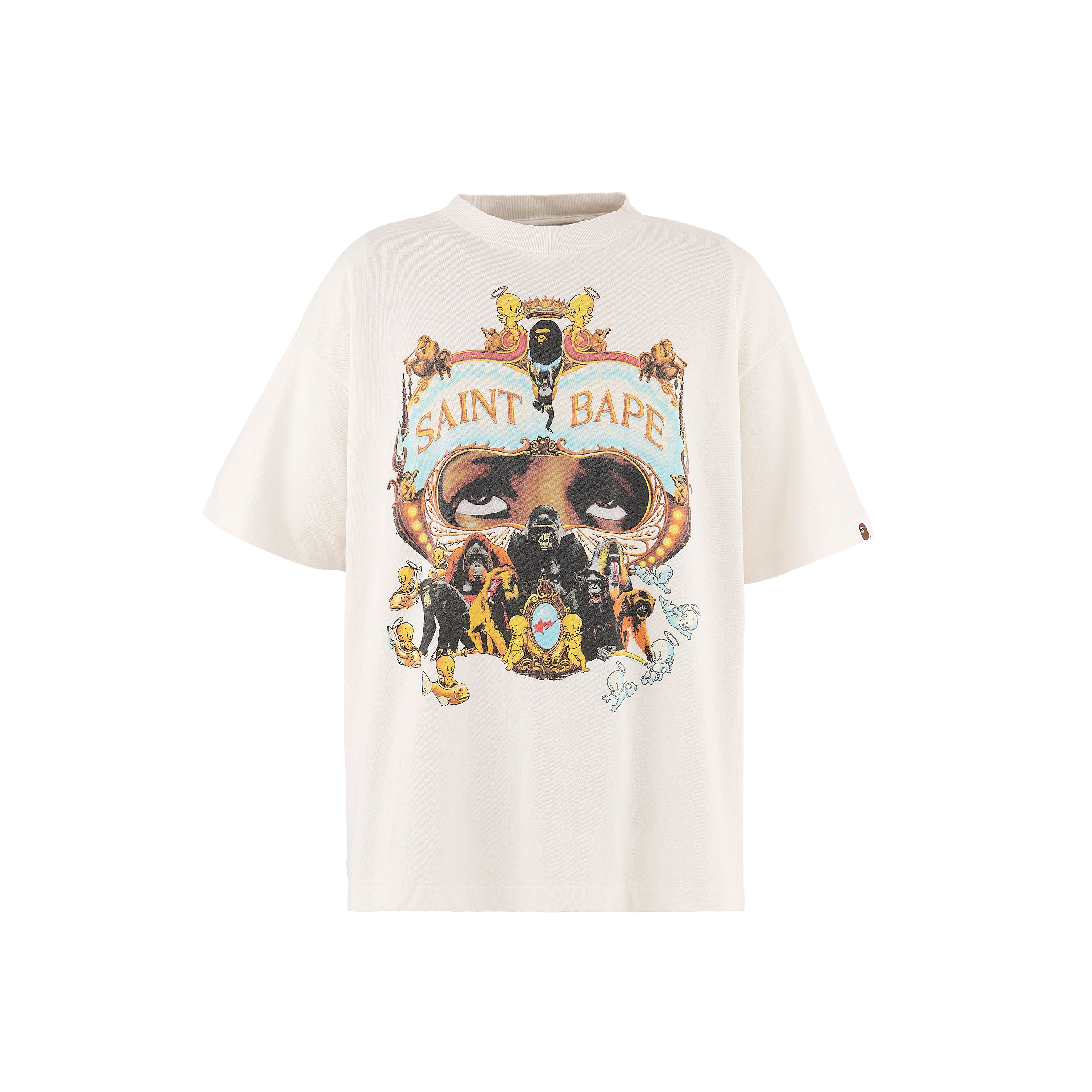 SAINT Mxxxxxx x A BATHING APE  SHORT SLEEVE T-SHIRTS ' GENERATION ' -COLLABORATION-/ Saint Michael