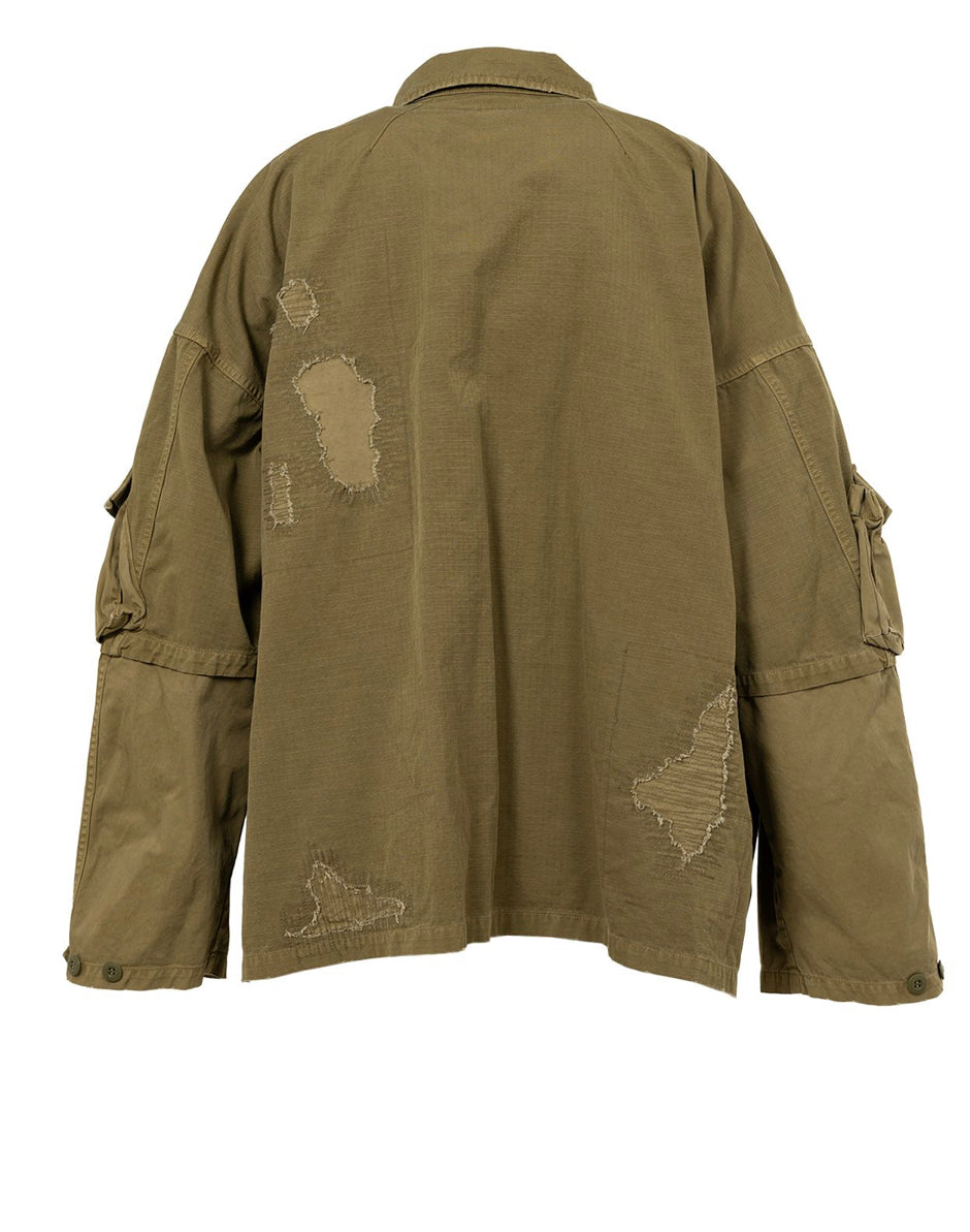 Repaired Ripstop Fatigue Jacket / KAMIYA