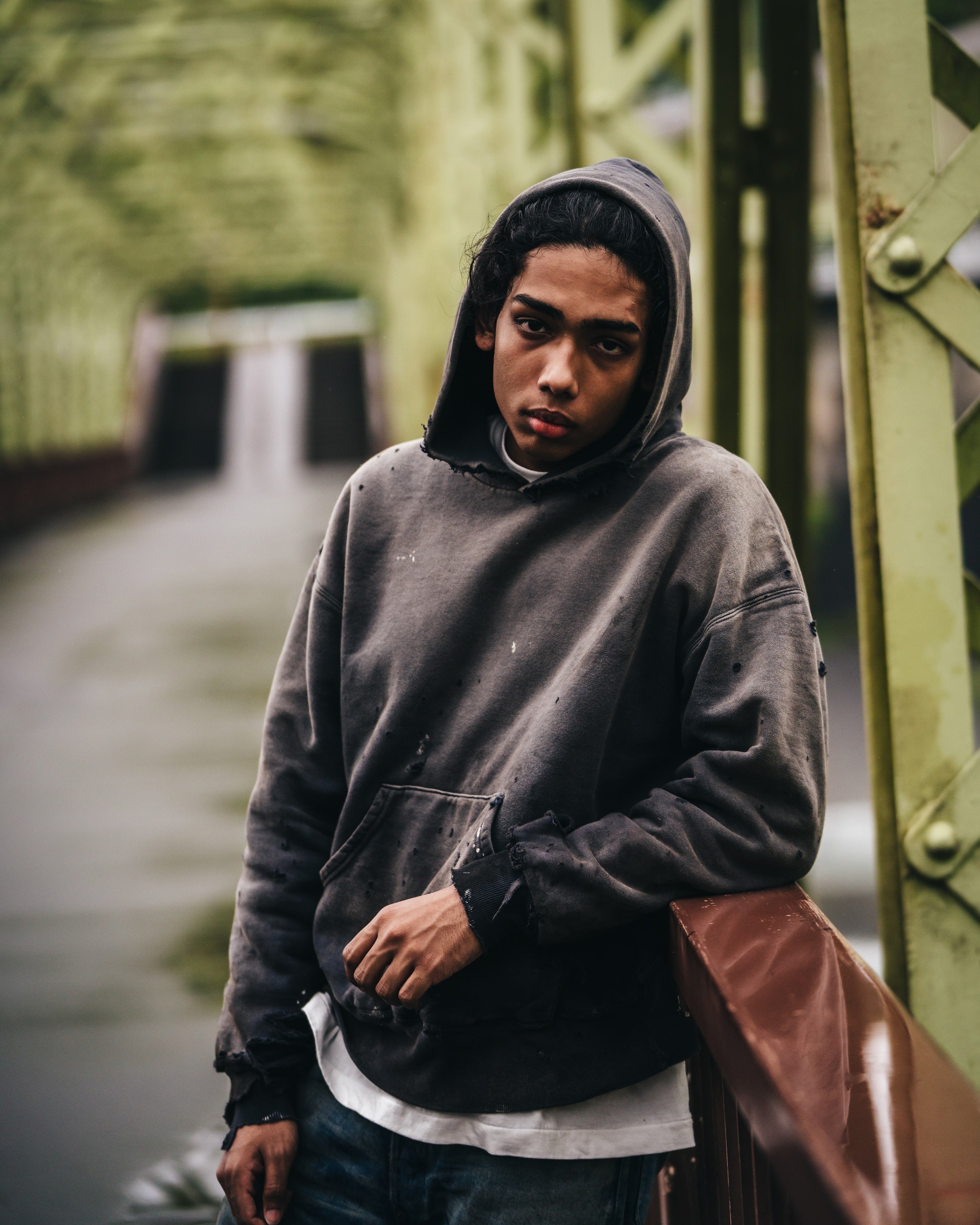 SAINT MICHAEL x BerBerJin DOUBLE FACE HOODIE ' SAINT ' -COLLABORATION- / Saint Michael