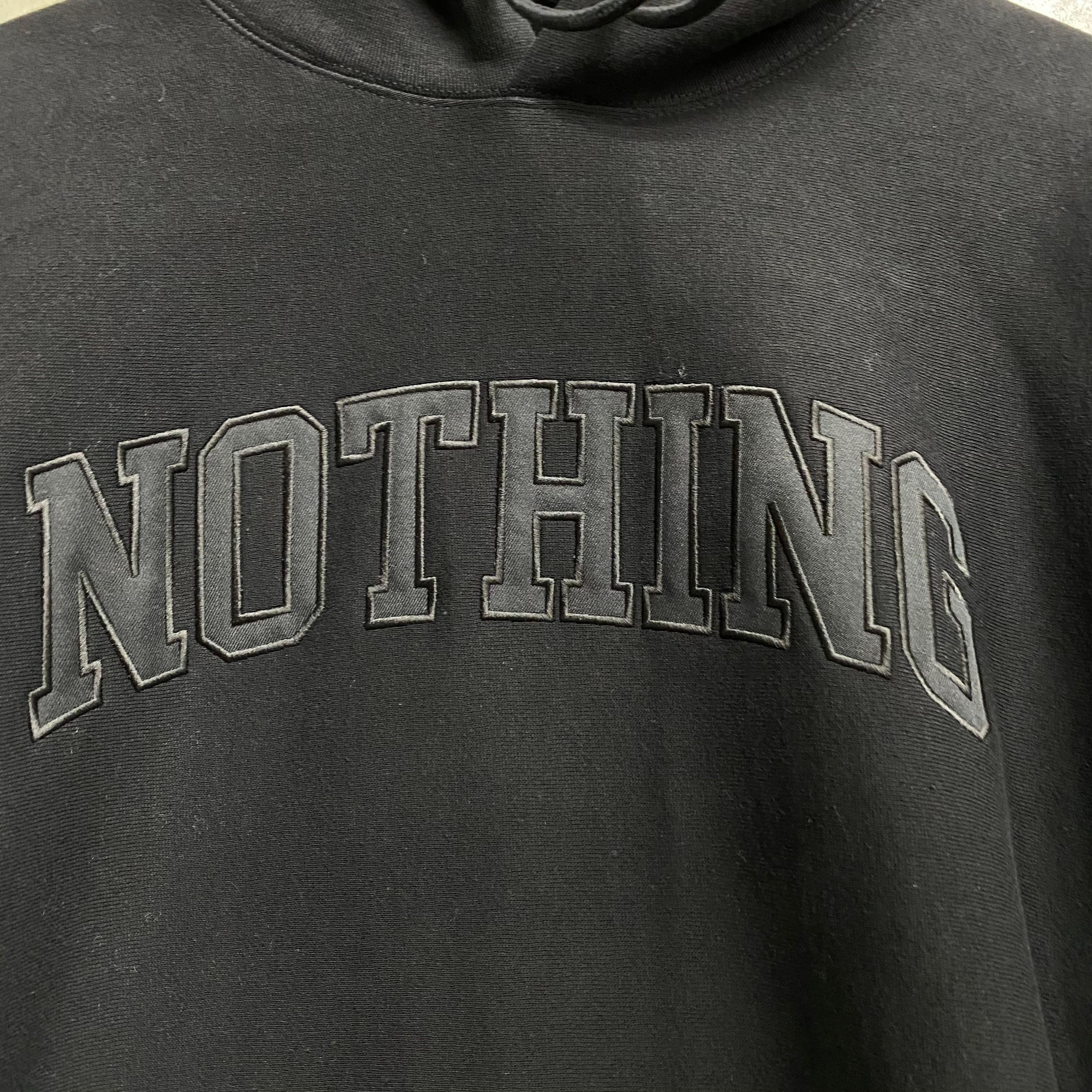 Do Nothing Congress “NOTHING” Lettered Wappen HOODIE  / Do Nothing Congress