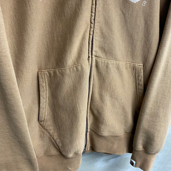 [ ONLY ONE ! ] A BATHING APE   ZIP HOODIE ‘ A BATHING APE LOGO ’ / STREET ARCHIVE PIECES