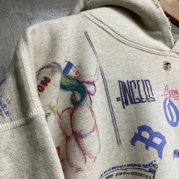 SAINT MICHAEL x BORN X RAISED HOODIE ' LA ' -COLLABORATION- / Saint Michael