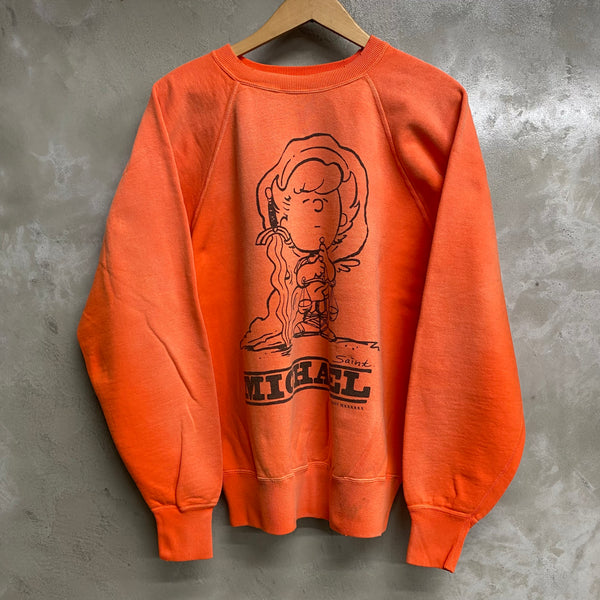 SAINT MICHAEL RAGLAN CREW NECK SWEAT SHIRTS ‘ MICHAEL ‘  / Saint Michael