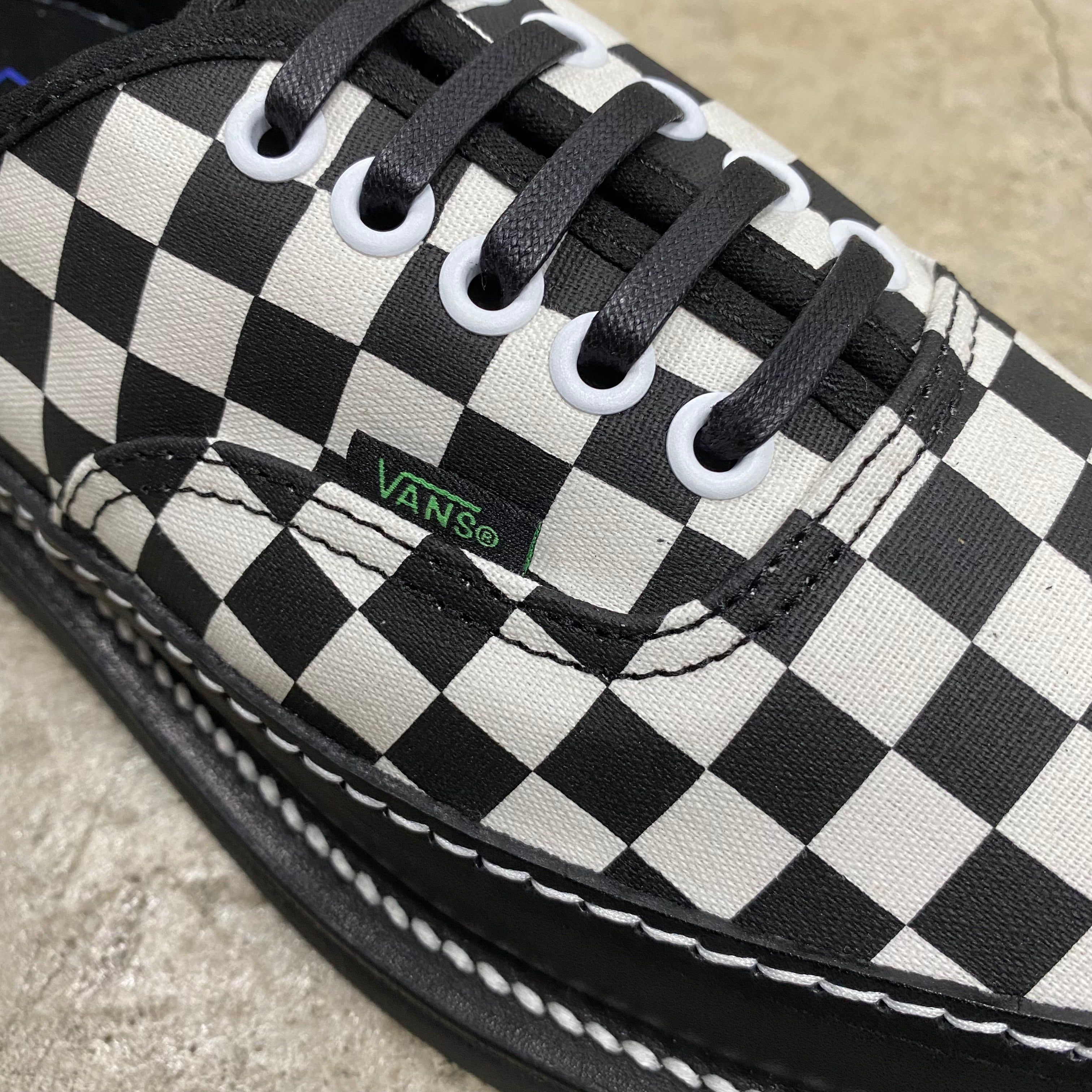 CUSTOM AUTHENTIC ‘ CHECKER ‘  -RECOUTURE × VANS × ANEX-