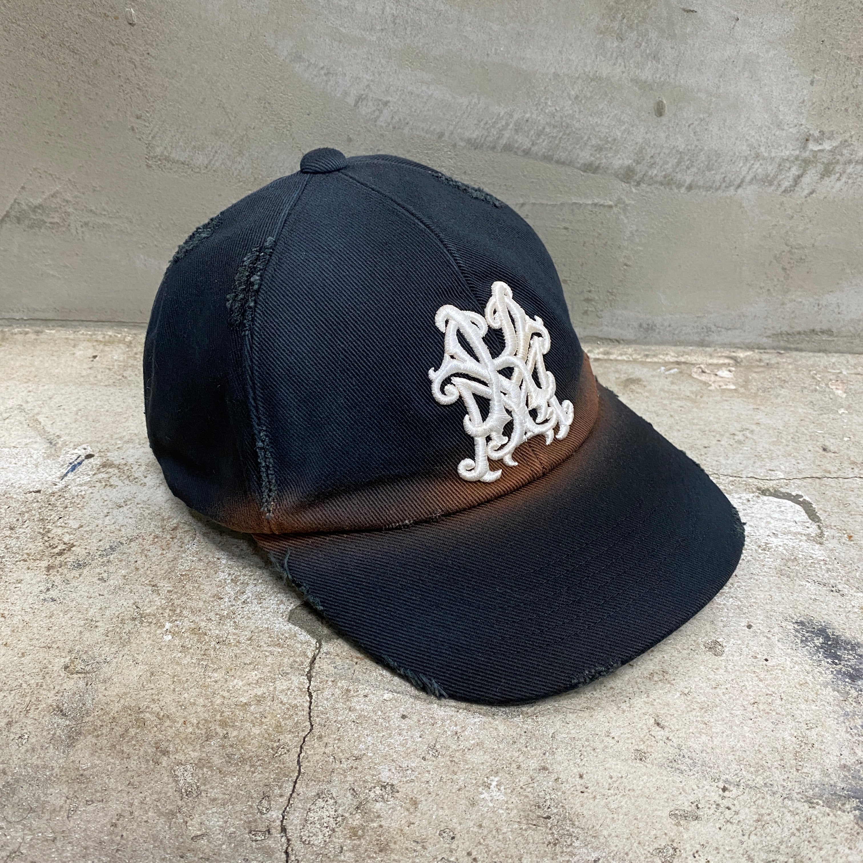 KAMIYA  "KMY" Distressed Cap / KAMIYA