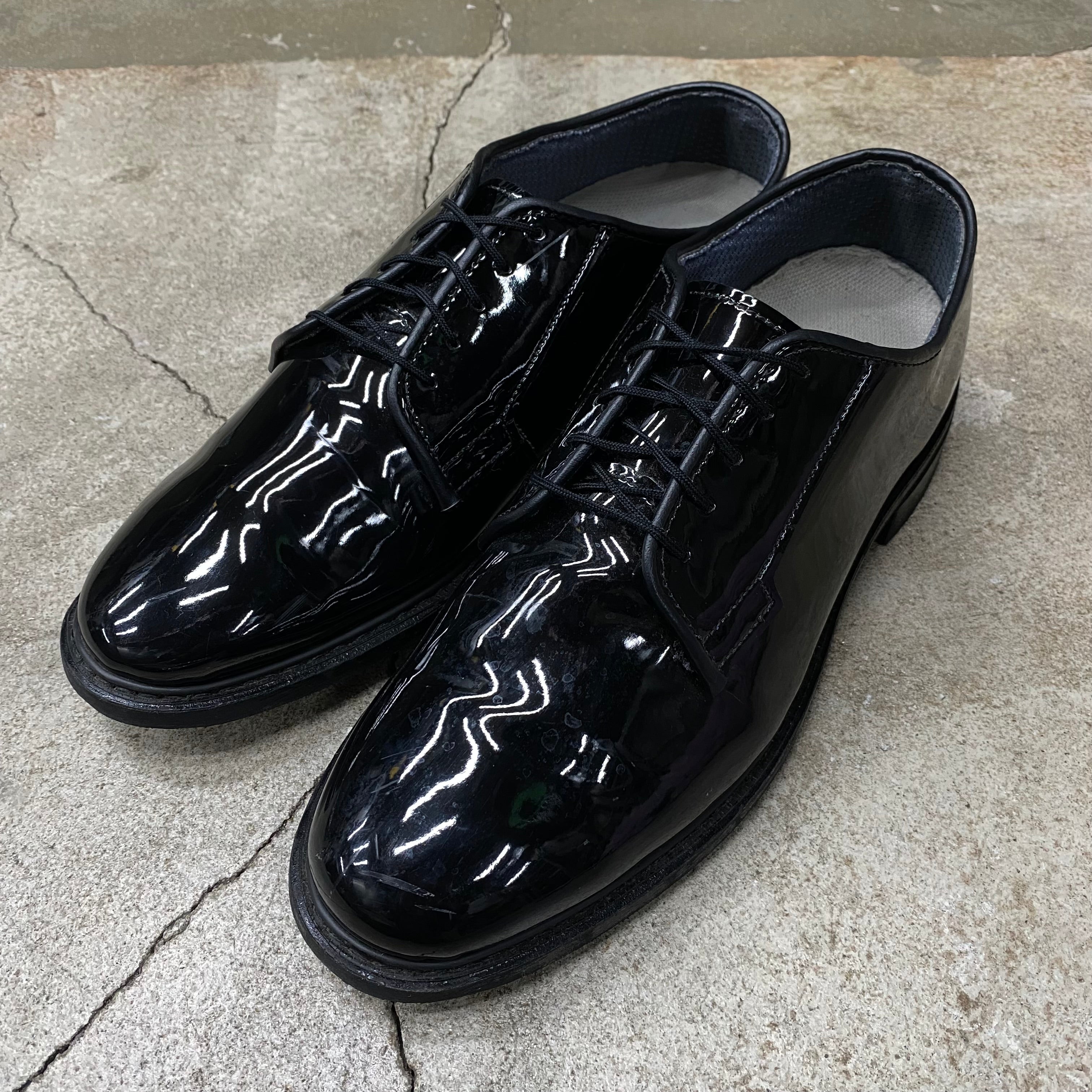 [ ONLY ONE ! ] CAPPS ENAMEL SERVICE SHOES / U.S.MILITARY