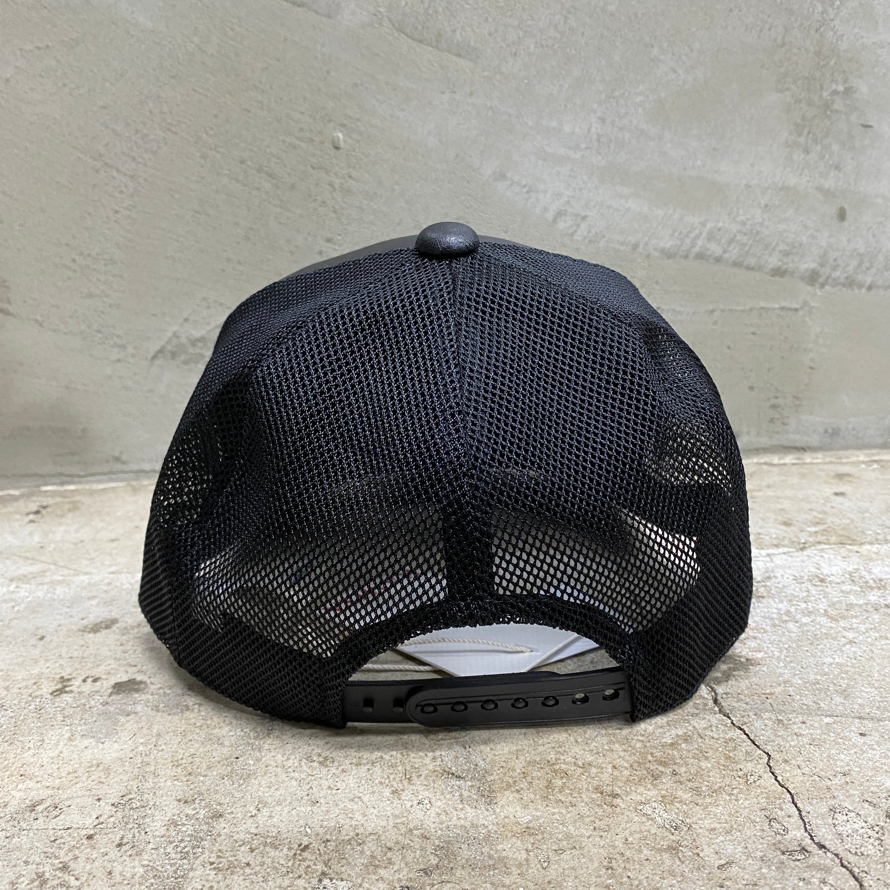 KAMIYA  "KMY" Leather Mesh Cap / KAMIYA