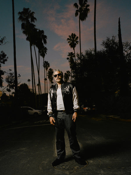 SAINT MICHAEL x BORN X RAISED SATIN JACKET -COLLABORATION- / Saint Michael