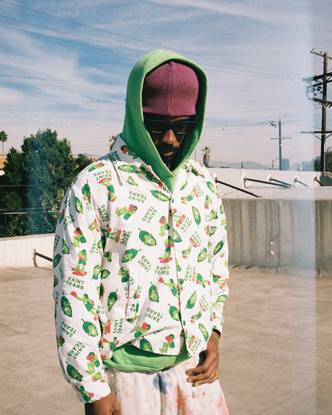 SAINT MICHAEL x DENIM TEARS COACH JKT ' BOXER ' -COLLABORATION- / Saint Michael