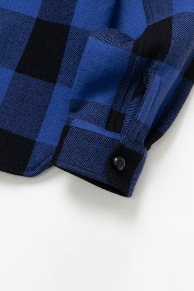 Wool work shirt (Blue/Black)
  / THE GEEKS
